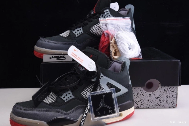 Kicktheory x Retro Bred Jordan Air White CV9388-001 4 Off 0803